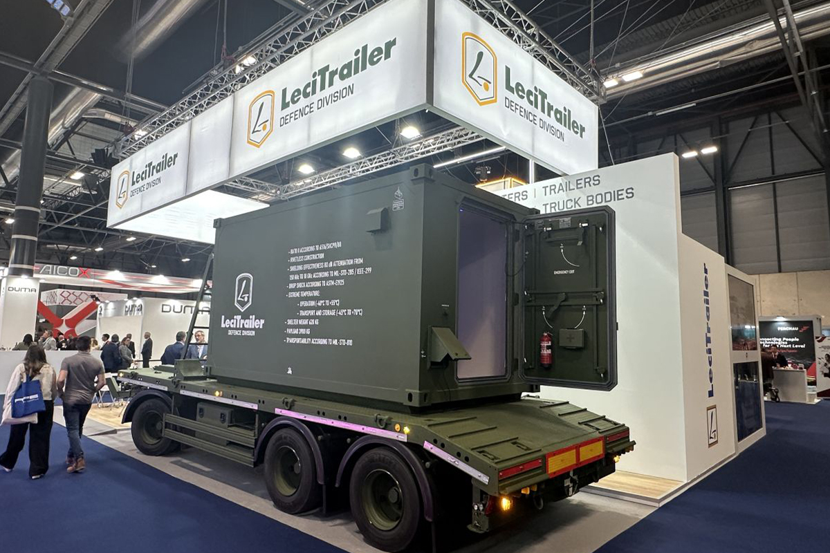 Lecitrailer Defence presents its tailor-made solutions for defence at FEINDEF