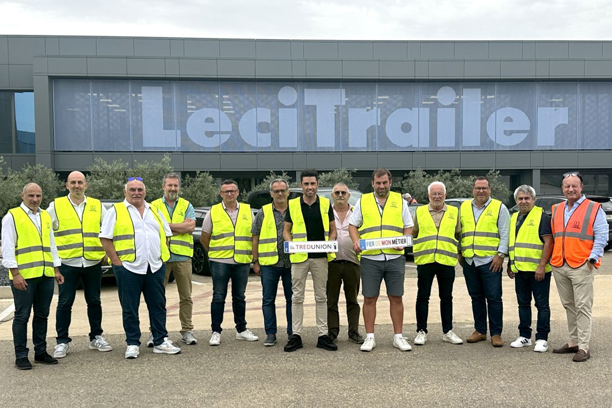 Duo trailer, innovation et efficacité : les axes de la visite de Tred Union à l'usine Lecitrailer