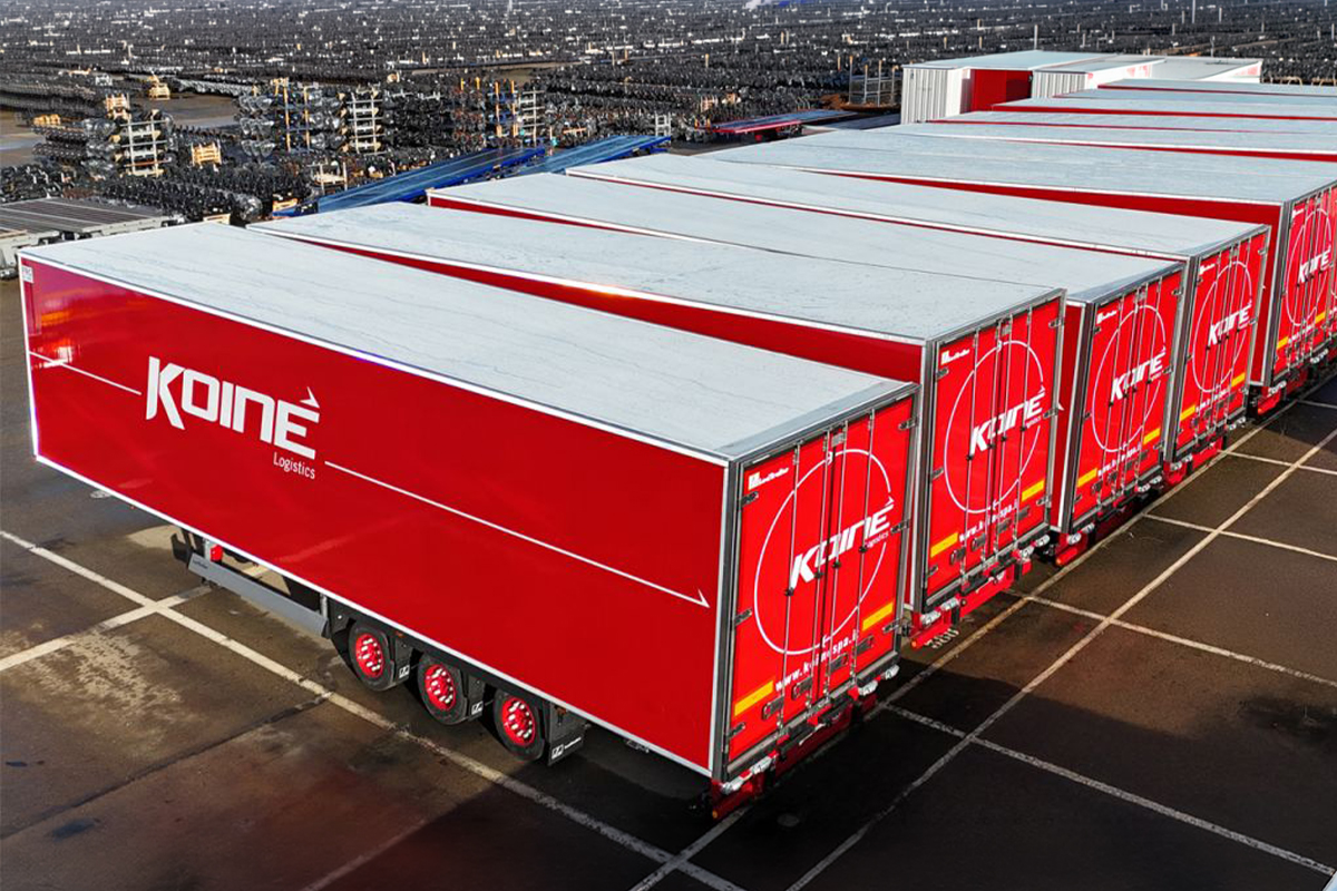 Koiné aggiunge alla sua flotta 60 semirimorchi refrigerati Lecitrailer