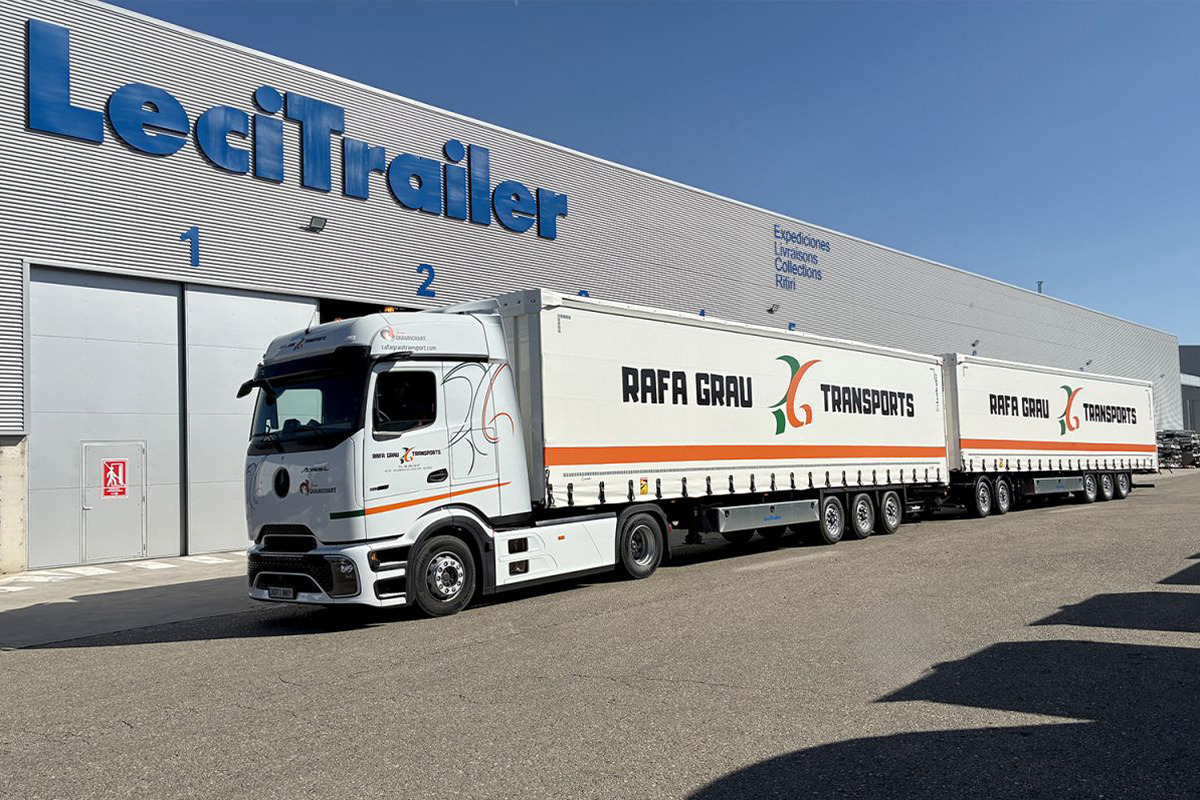 Rafa Grau Transports amplía su flota con 7 nuevas lonas elite y 3 dollies de Lecitrailer