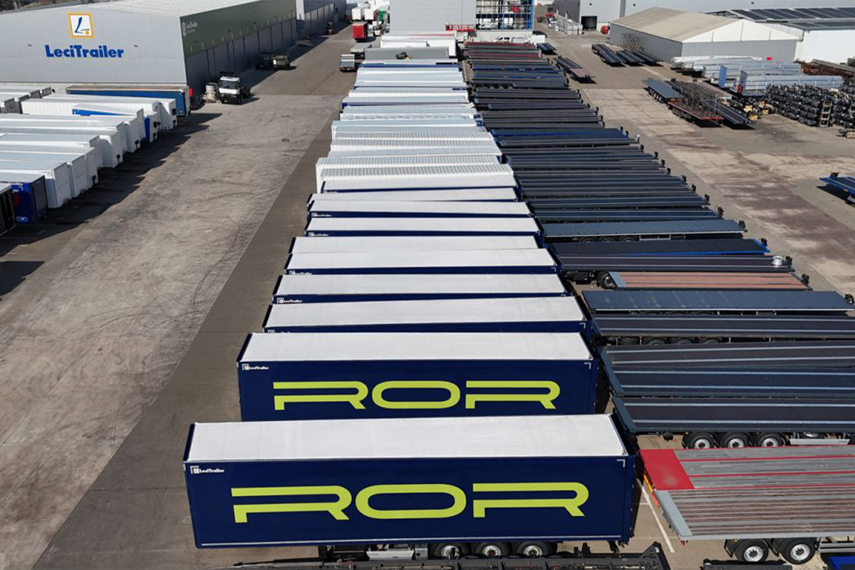 ROR refuerza su flota con 37 nuevos semirremolques Lecitrailer